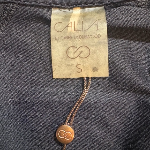 CALIA by Carrie Underwood Black Top with Gold Accents - Picture 2 of 5